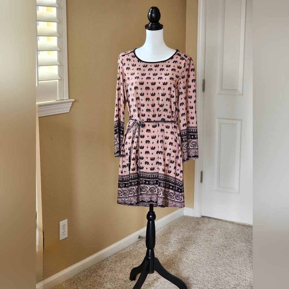 Elephant print dress